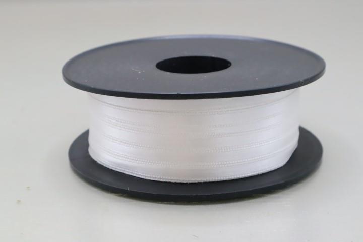 Satinband 3,5mm weiß -001