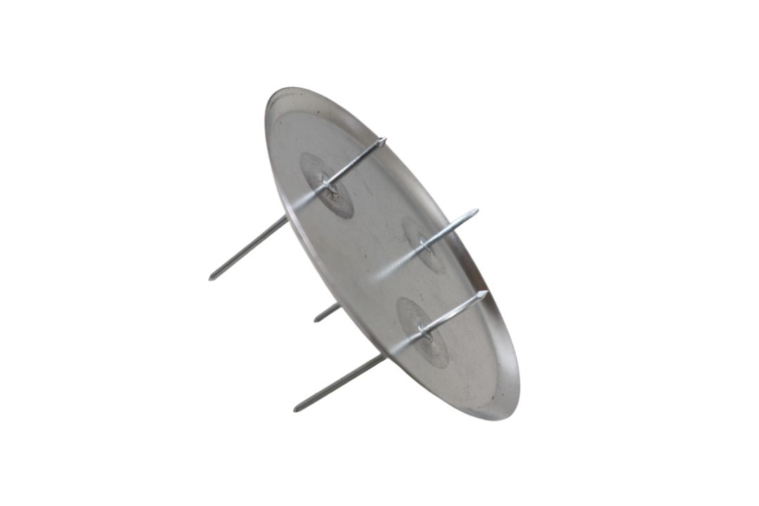Kerzenhalter mit 3/3 Pins D10cm, silber