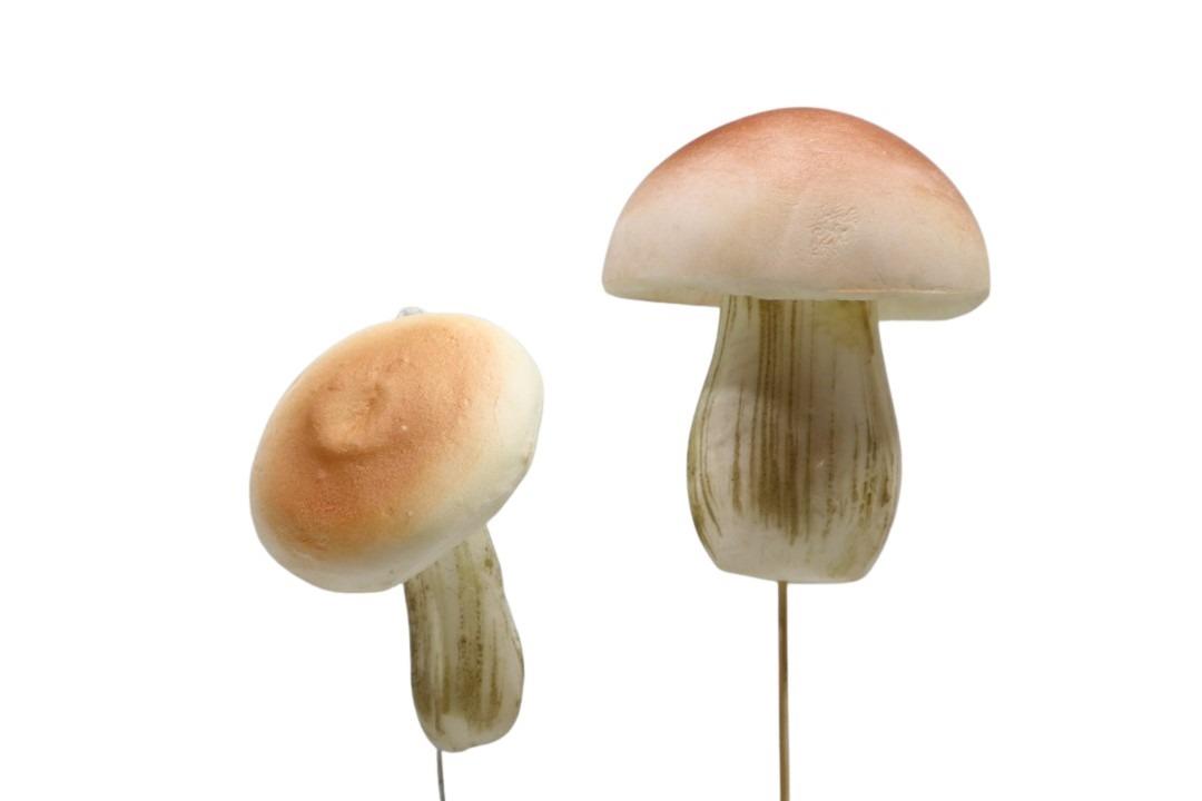 Pilz Flummi Schaumstoff braun sort. 10 und 12 cm