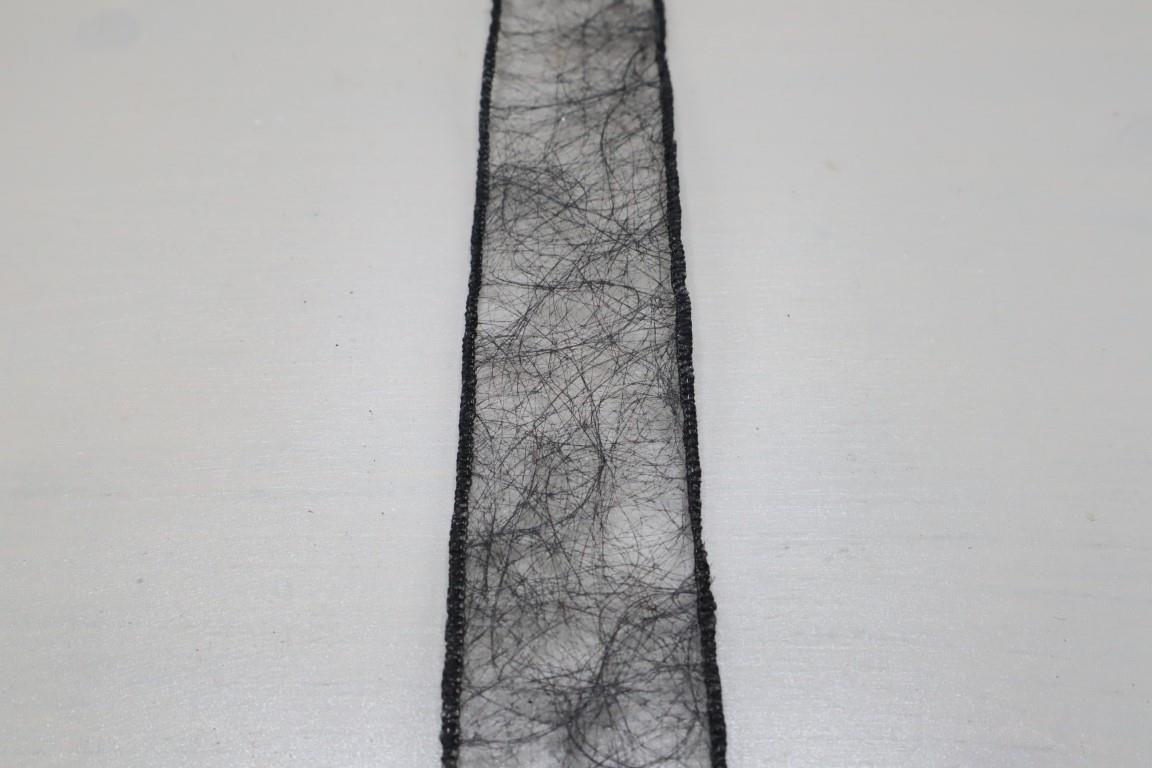 Vliesband wetterfest  schwarz 40 mm, 16