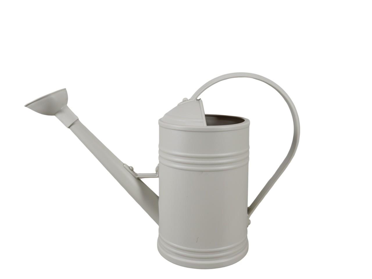 Gießkanne m. Ausgießer Kunststoff creme L36x13xH24cm