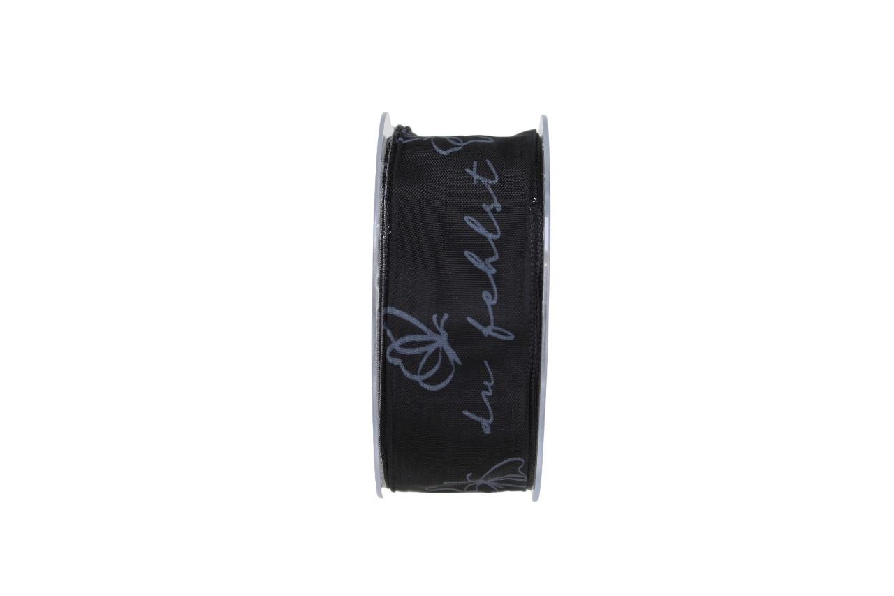 Band Du fehlst 40 mm 20 Meter 113 schwarz Band Du fehlst 40 mm 20 Meter 113 schwarz