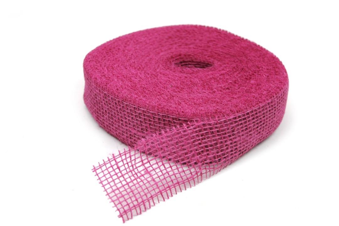 Sizoband Jute 5 cm pink 3450 Sizoband Jute 5 cm pink 3450