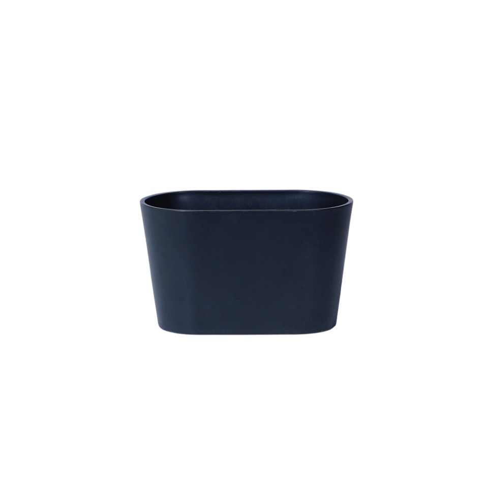 Schale oval glatte Oberfl. Kunststoff schwarz L18x9,7x10,5cm