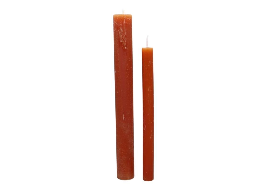 Stabkerze Rustika 300/34mm roibush