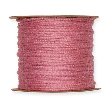 Jutekordel 2 mm 50 Meter pale rose 176