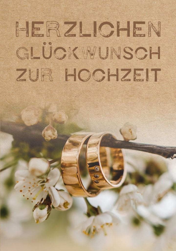 Minikarte Zur Hochzeit 7,5x5 cm Minikarte Zur Hochzeit 7,5x5 cm