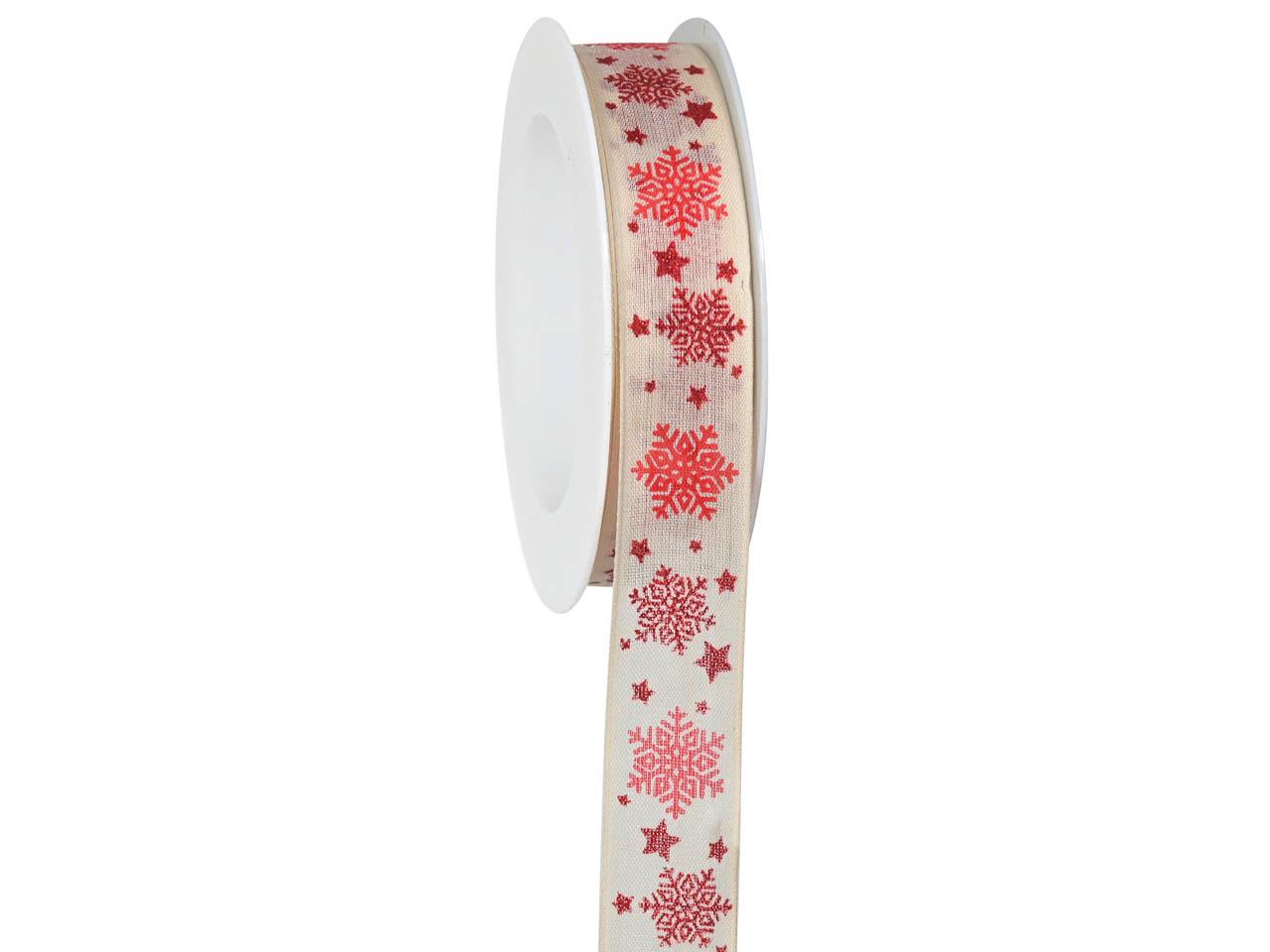 Band Christallo 25 mm 18 Meter creme 021