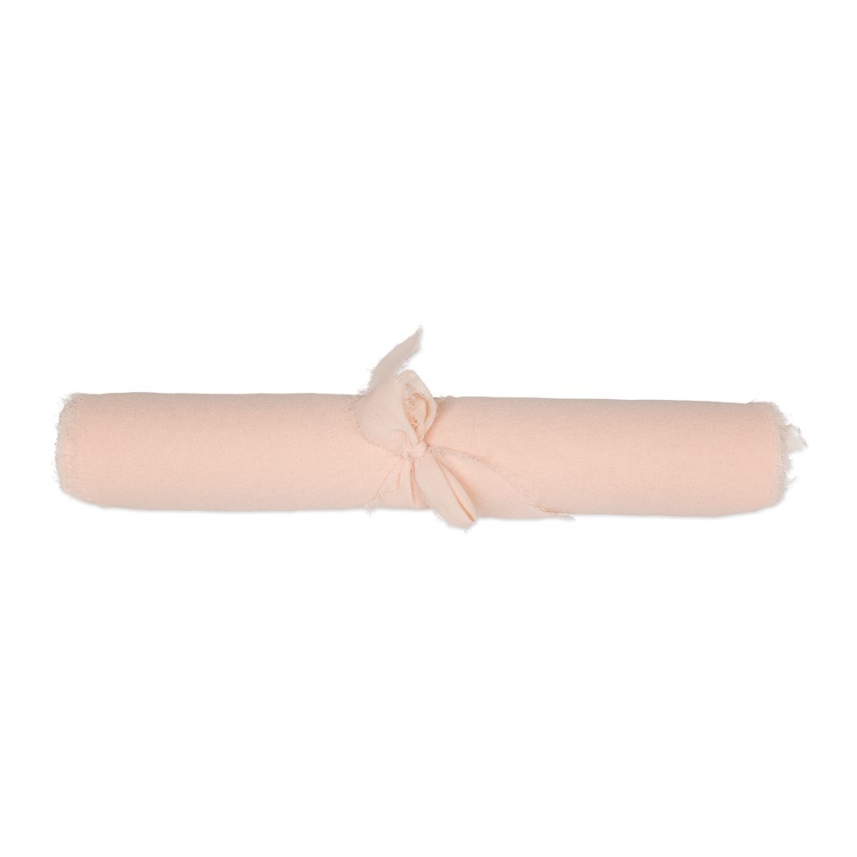 Stoff Chiffon 28 cm 3 Meter apricot blush 420