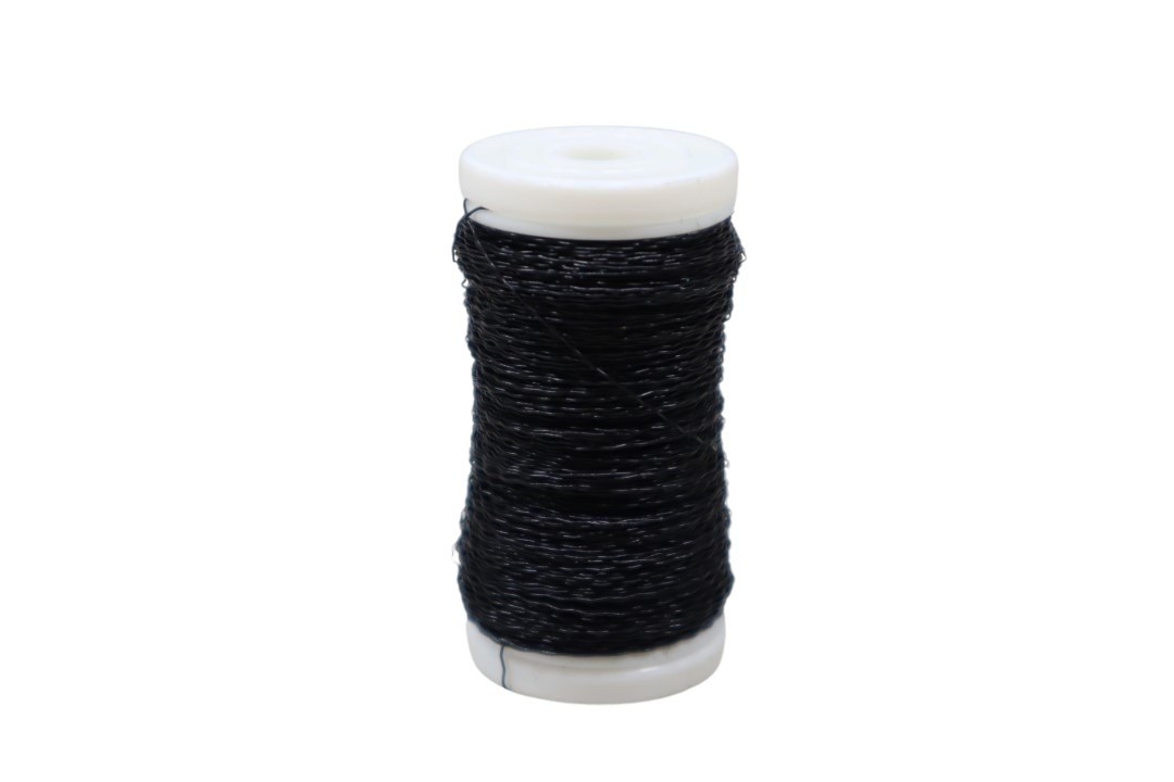 Bouillondrahteffekt 75gr. Snapspule schwarz NETTO
