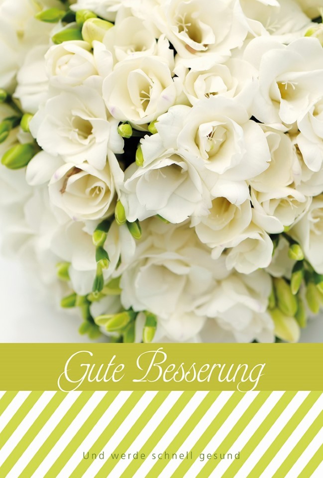 Glückwunschkarten Gute Besserung 11,5x17 cm