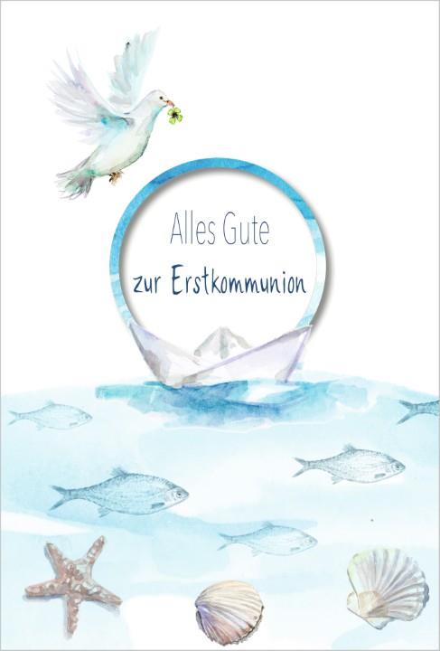 Glückwunschkarten Kommunion 11,5x17 cm