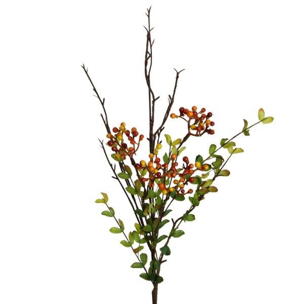 Beerenzweig 66cm orange