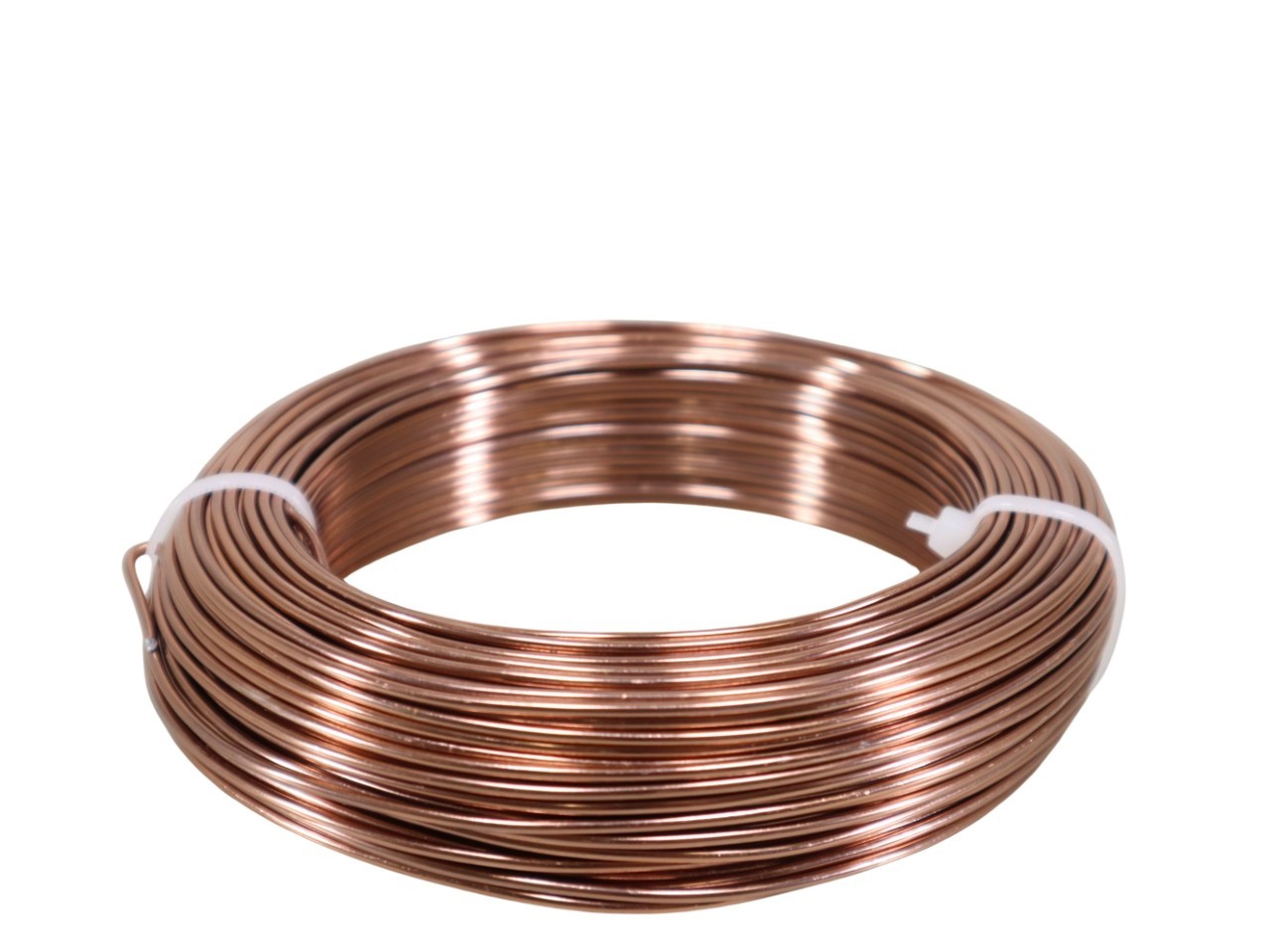 Aluminium-Draht 2,0 60m/500 gr. braun NETTO