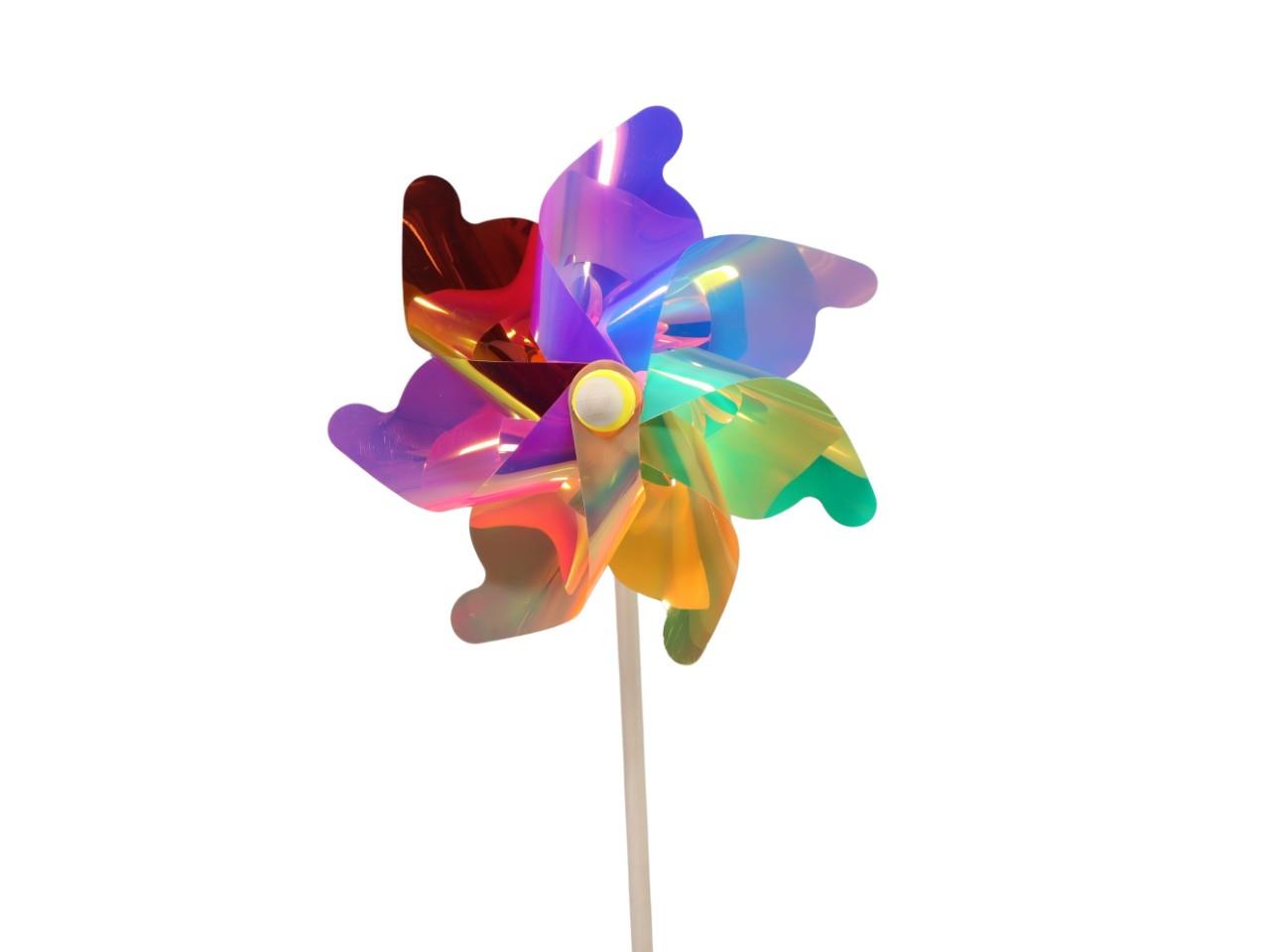 Stecker Windmühle Kunststoff bunt D31xH75cm