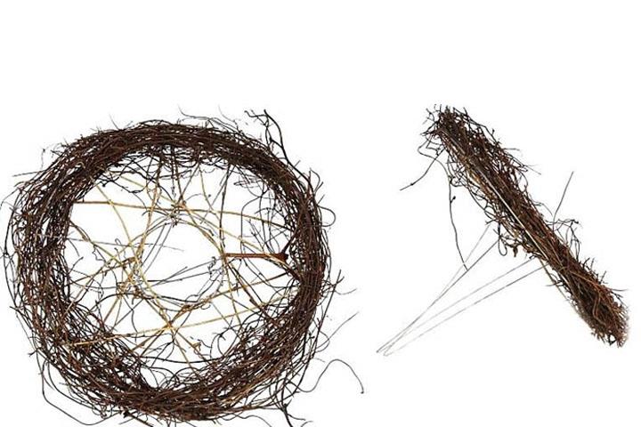 Rebmanschette rund natur D 15 cm