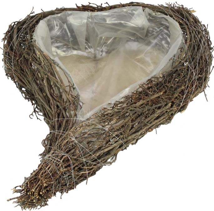 PflanzHerz Rebzweige L60x42H12cm natur