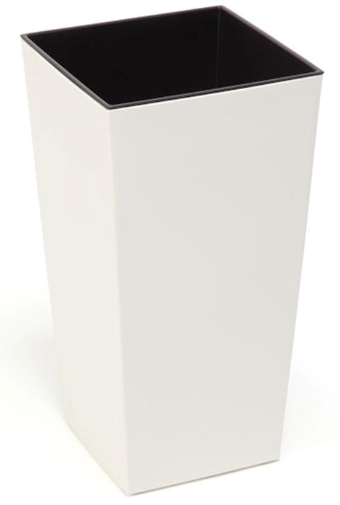 Übertopf Fine H36cm/19x19cm mit Einsatz cream 532-74 Übertopf Fine H36cm/19x19cm mit Einsatz cream 532-74