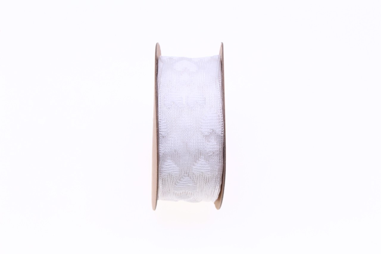 Band Paris 40 mm 10 Meter 101 weiss
