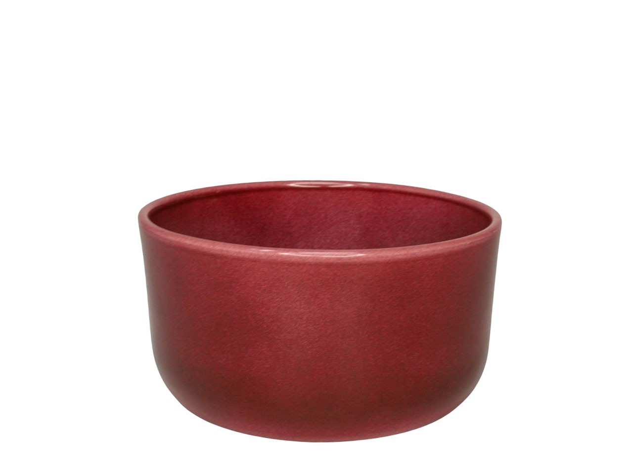 Keramikschale rund bordeaux-lasur D18cm