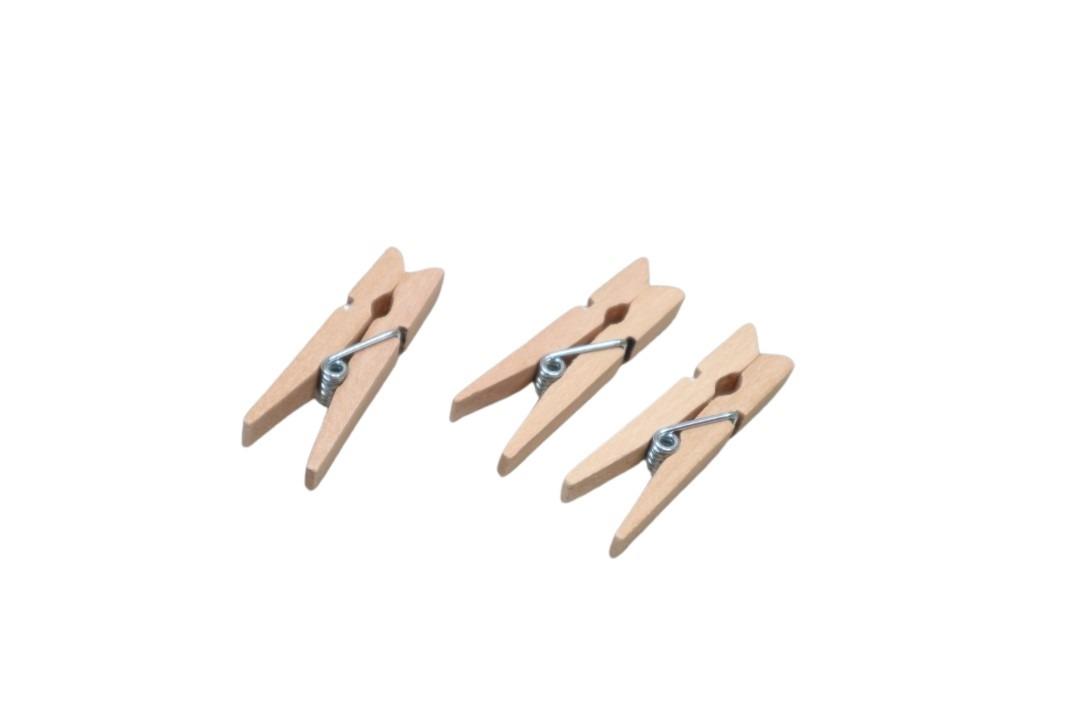 Klammer Holz natur 3cm