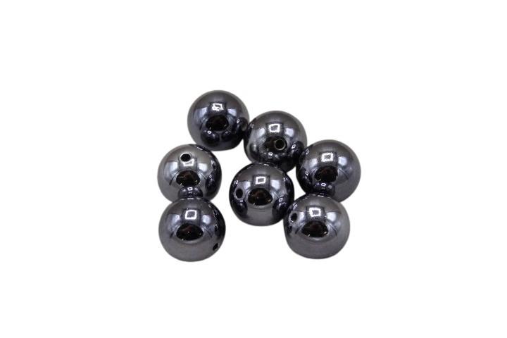 Perlen 300gr. 10mm anthra Perlen 300gr. 10mm anthra