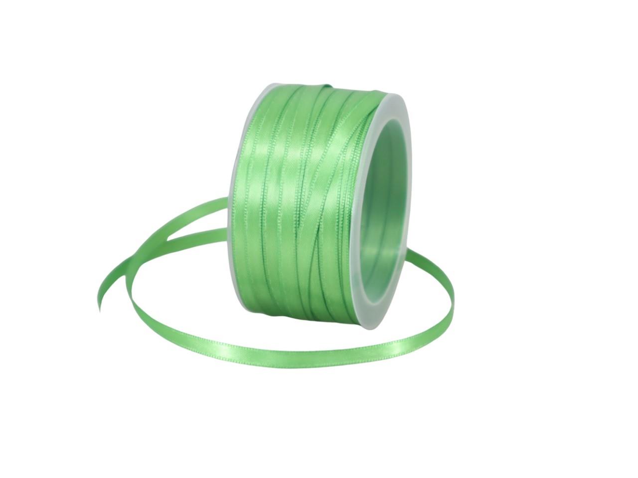 Satinband 6 mm 50 Meter apfelgrün 510 Satinband 6 mm 50 Meter apfelgrün 510