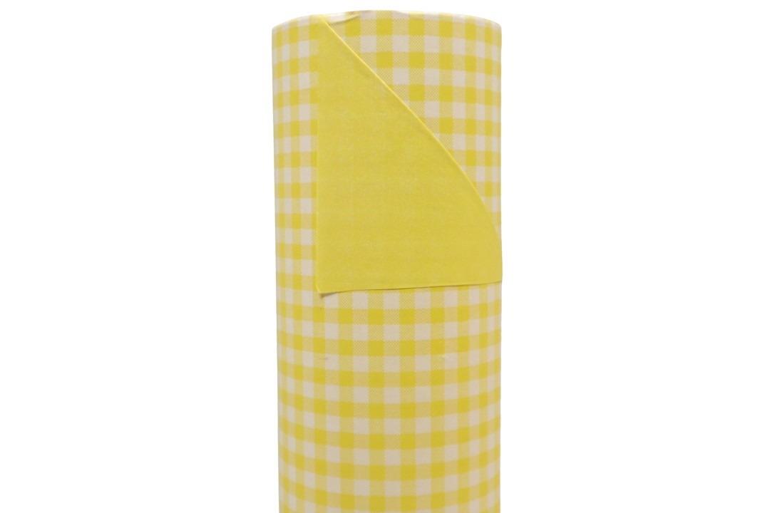 Manschettenpapier 25cm 100lfm Karo gelb NETTO Manschettenpapier 25cm 100lfm Karo gelb NETTO