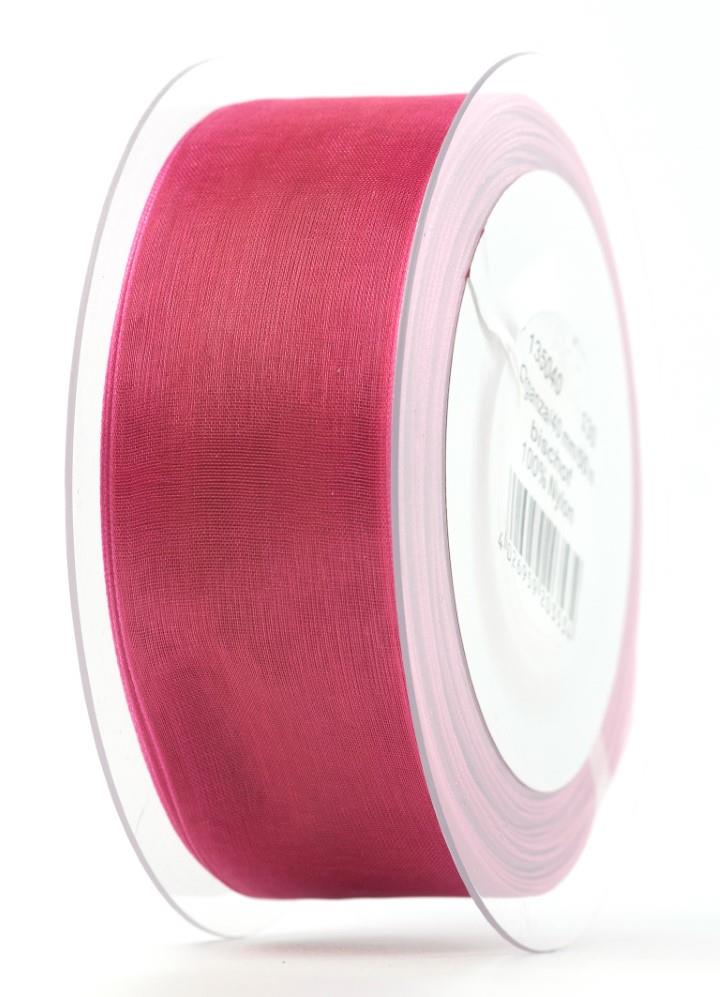 Band Beauty-Organdy 40 mm 50 Meter pink 130