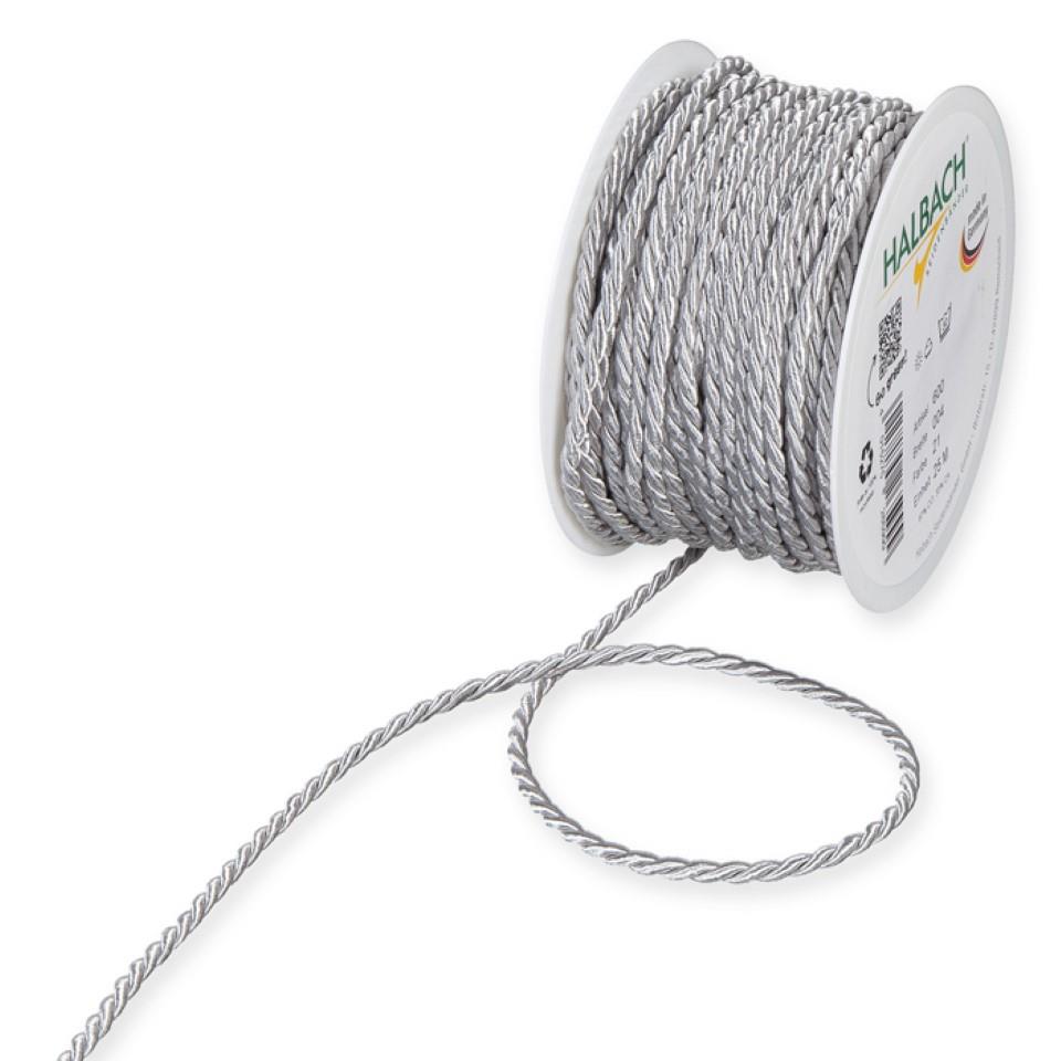 Kordel 4mm hellgrau 21