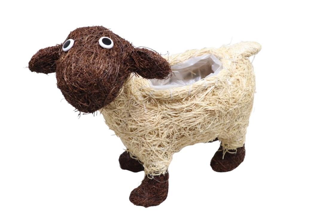 Schaf z. Pflanzen Rebe natur-gebleicht D13xL30cm NETTO Schaf z. Pflanzen Rebe natur-gebleicht D13xL30cm NETTO