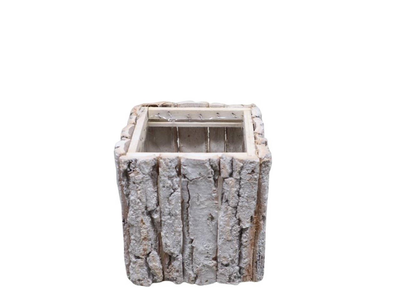 Rindenwürfel gekalkt D15cm