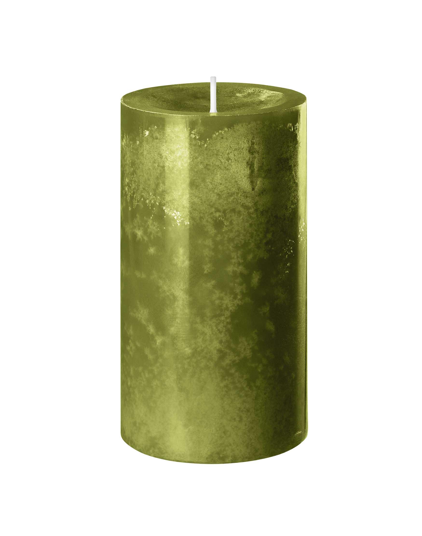 Kerze Trend Safe Candle 90/70mm olive NETTO