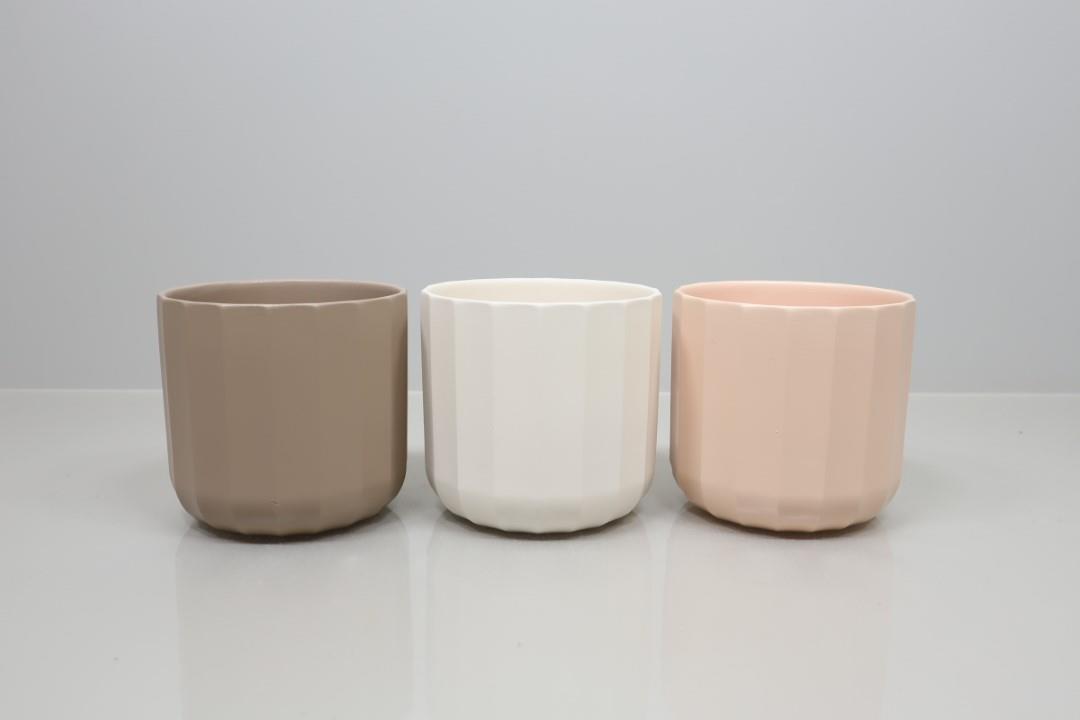 Keramiktopf PALLADIO erdfarben mix D15cm