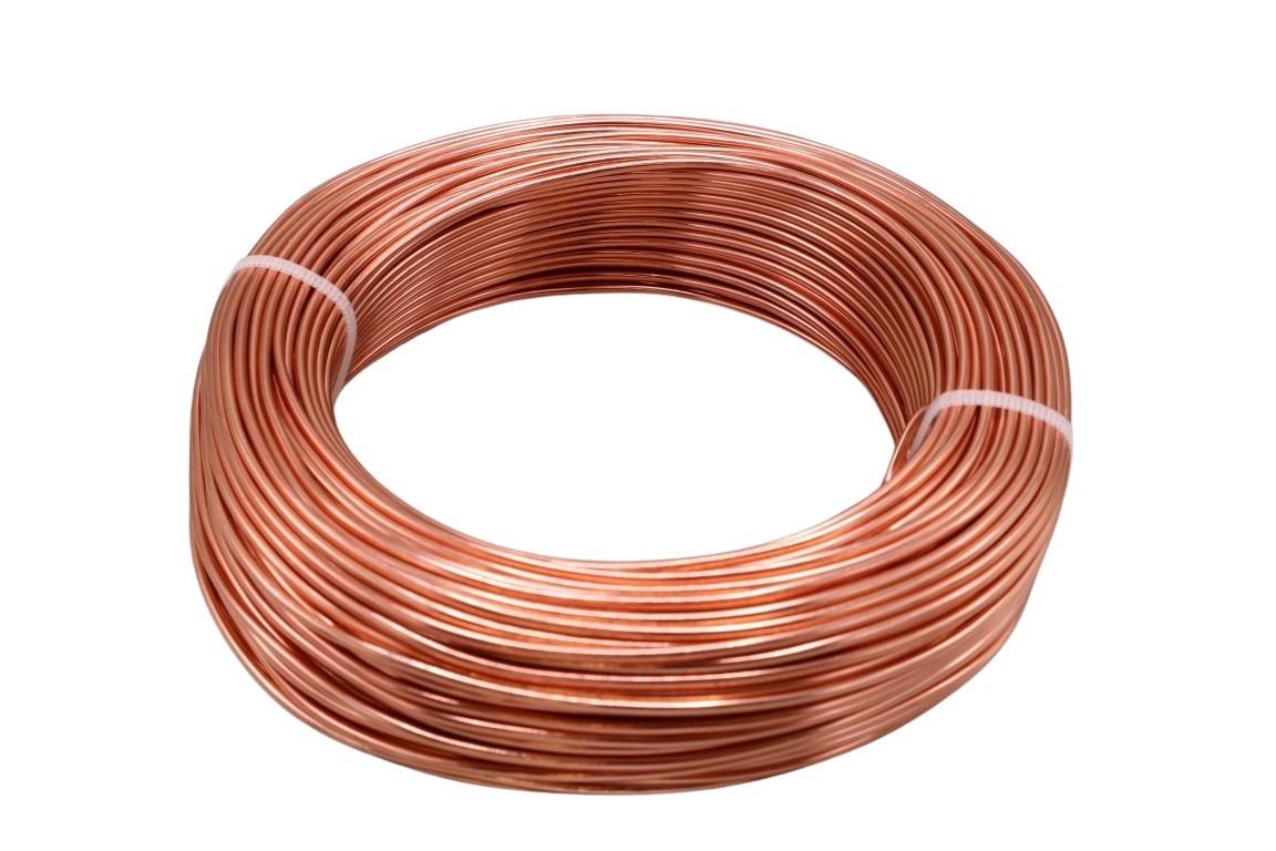 Aluminium-Draht 2,0 60m/500 gr. kupfer NETTO Aluminium-Draht 2,0 60m/500 gr. kupfer NETTO
