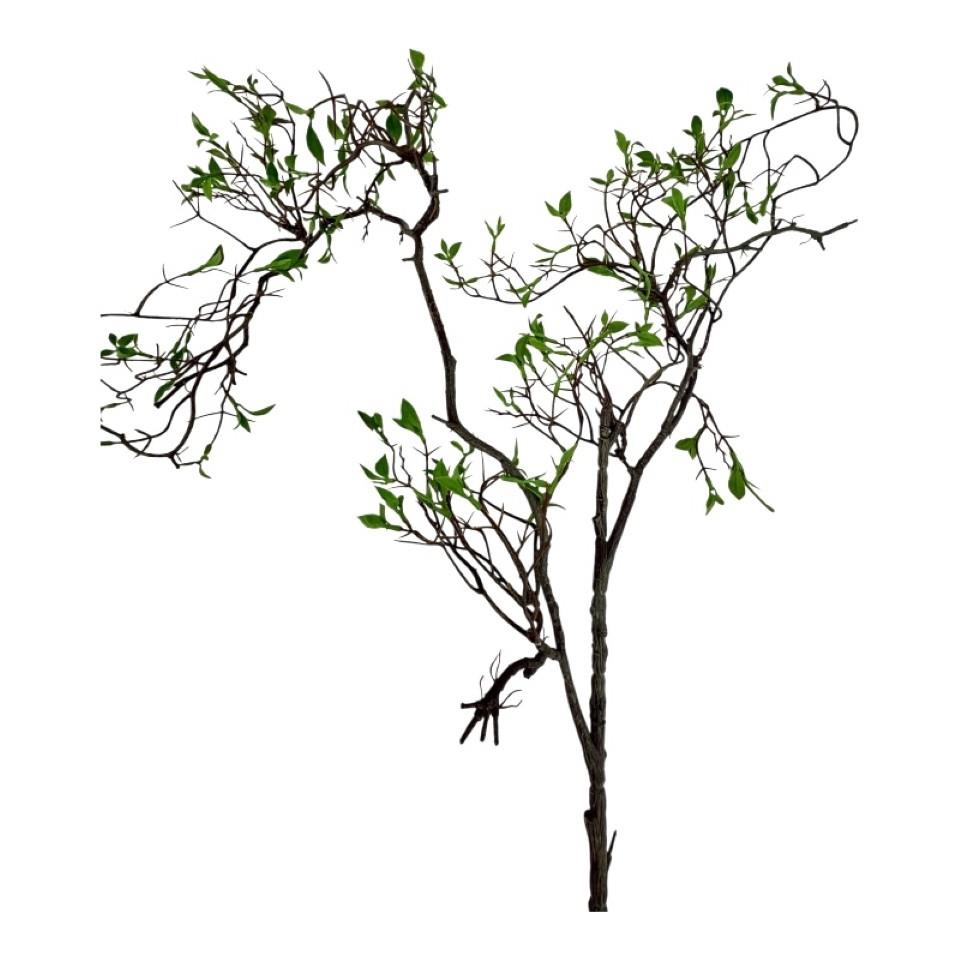 Hängeweide m. Blätter 92 cm grün