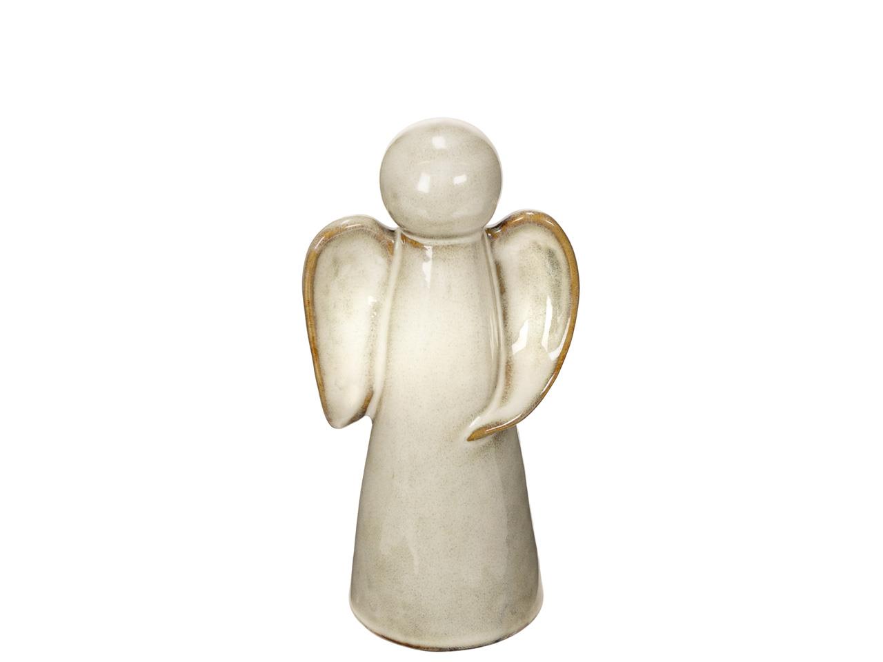 Engel Keramik cream H17,5cm