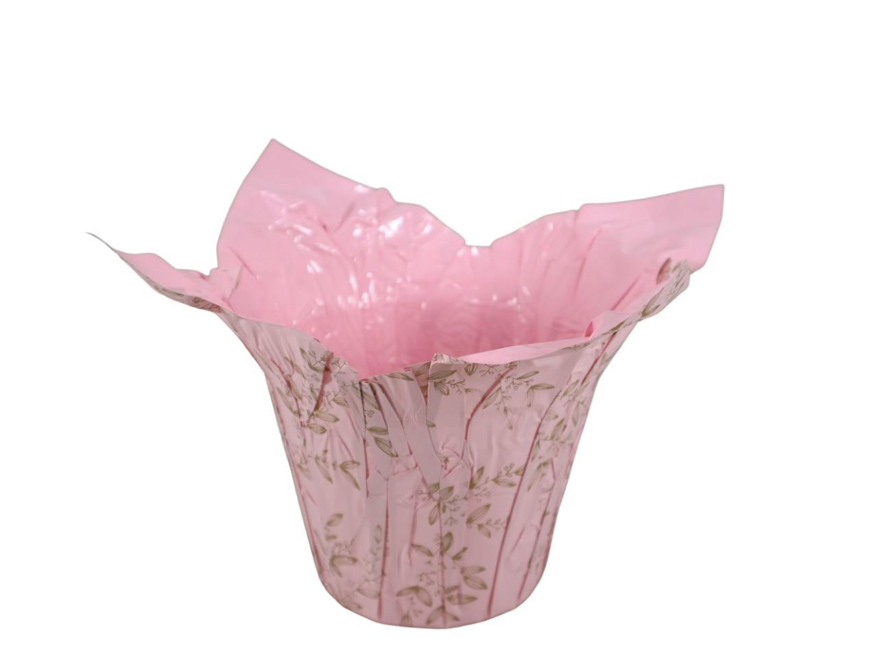 Deco Wraps Serena wasserfest rosa D10,5xH9cm