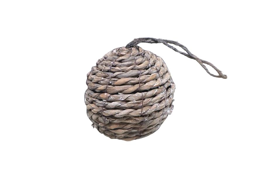 Kugel hängend Seegras natur-grau D25cm Kugel hängend Seegras natur-grau D25cm