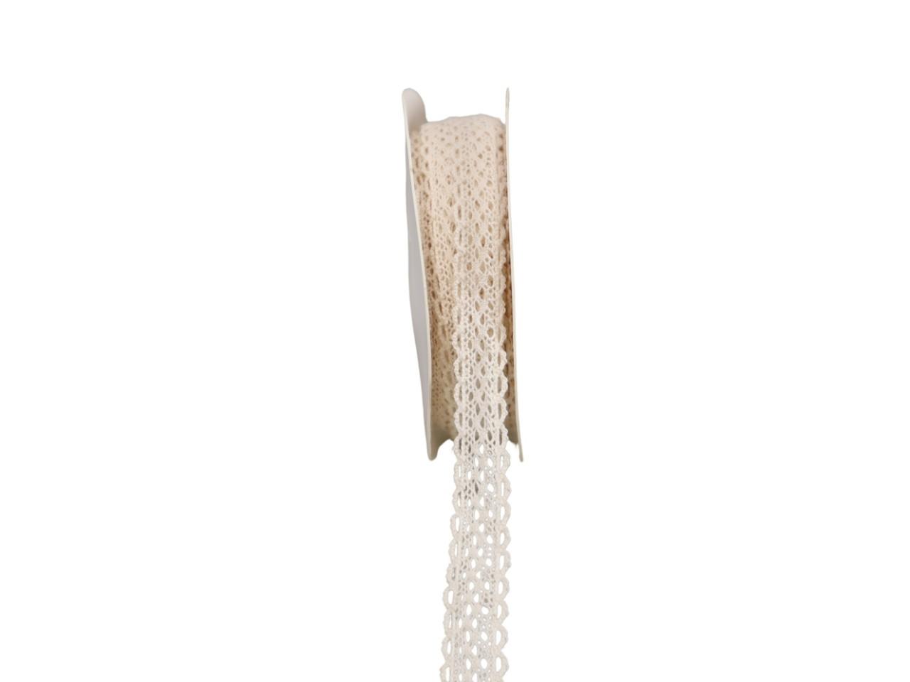 Spitzenband Baumwolle cream 1,5cm