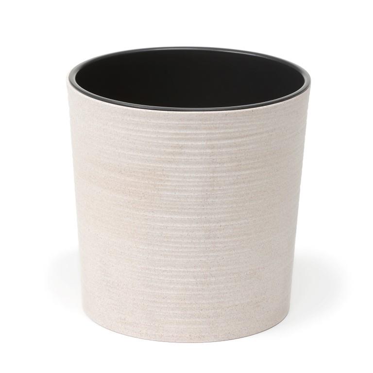 Eco Topf Plastik 25cm rund cream m.Einsatz 843-05 Eco Topf Plastik 25cm rund cream m.Einsatz 843-05