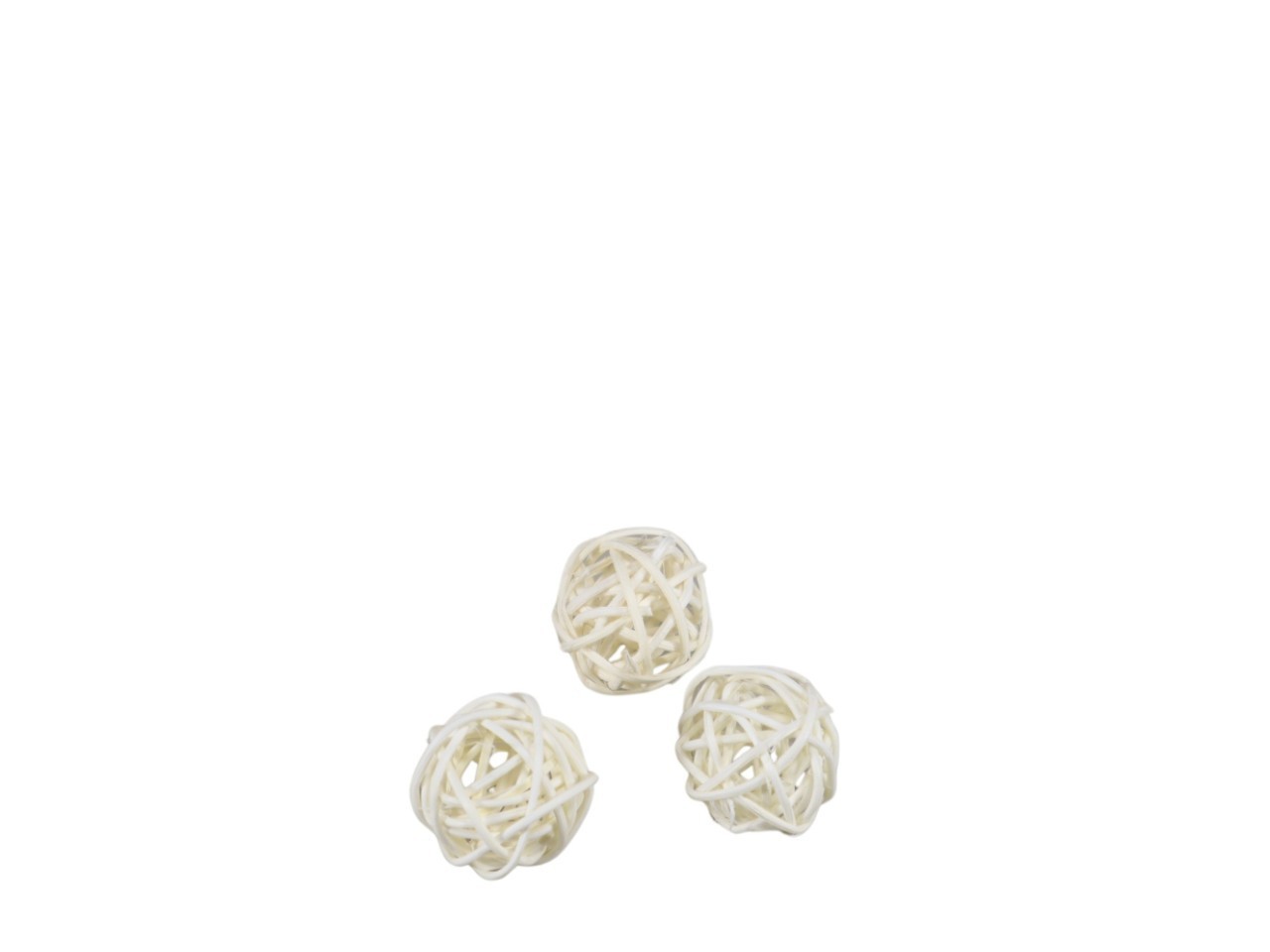 Rattanball gebleicht D3cm