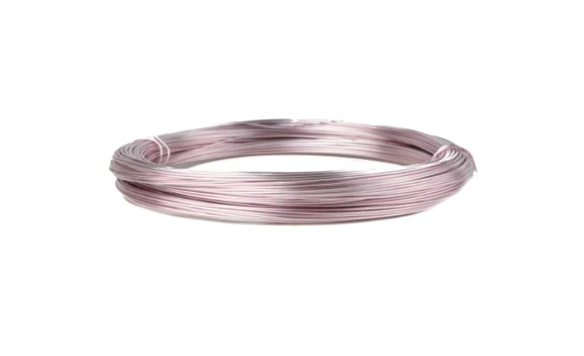Aluminium-Draht 1,0mm 60m, rosa