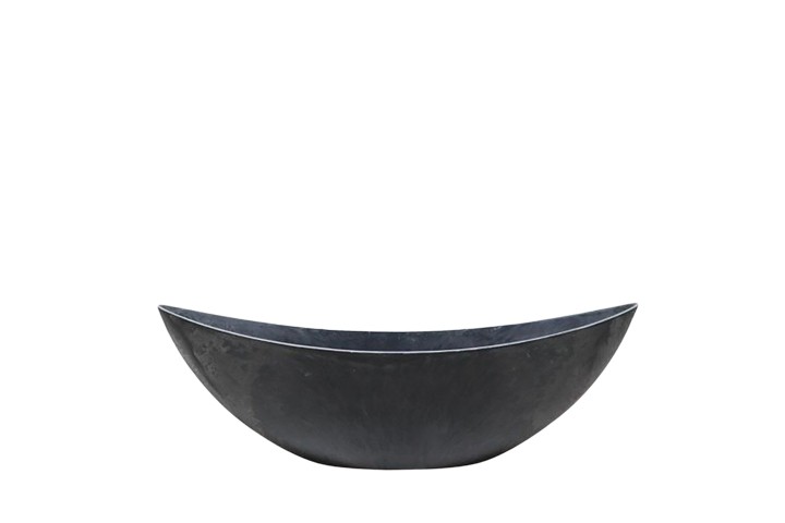 Schiffchen KARA Kunststoff anthrazit L39cm