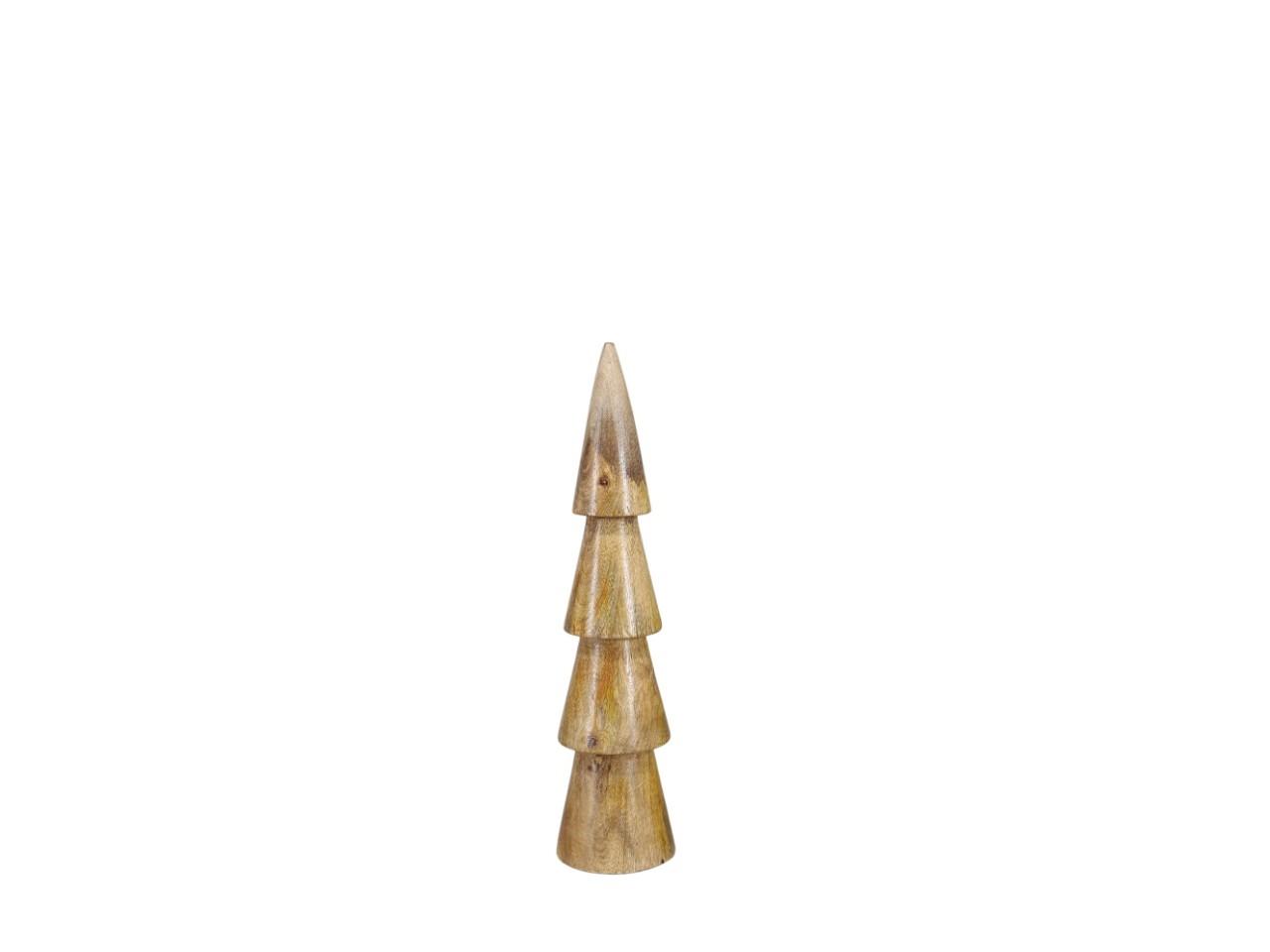 Tannenbaum stehend Mangoholz natur H31x8cm
