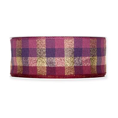Karoband 38 mm 18 Meter berry/gold 509