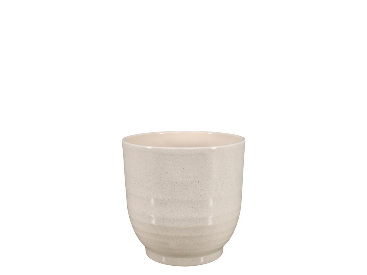 Keramikübertopf Form 685 beige-stone D11cm