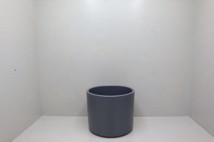 Keramikübertopf 11cm zinn-matt Serie 411