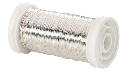 Silberglanzdraht 0,40mm 100gr. NETTO