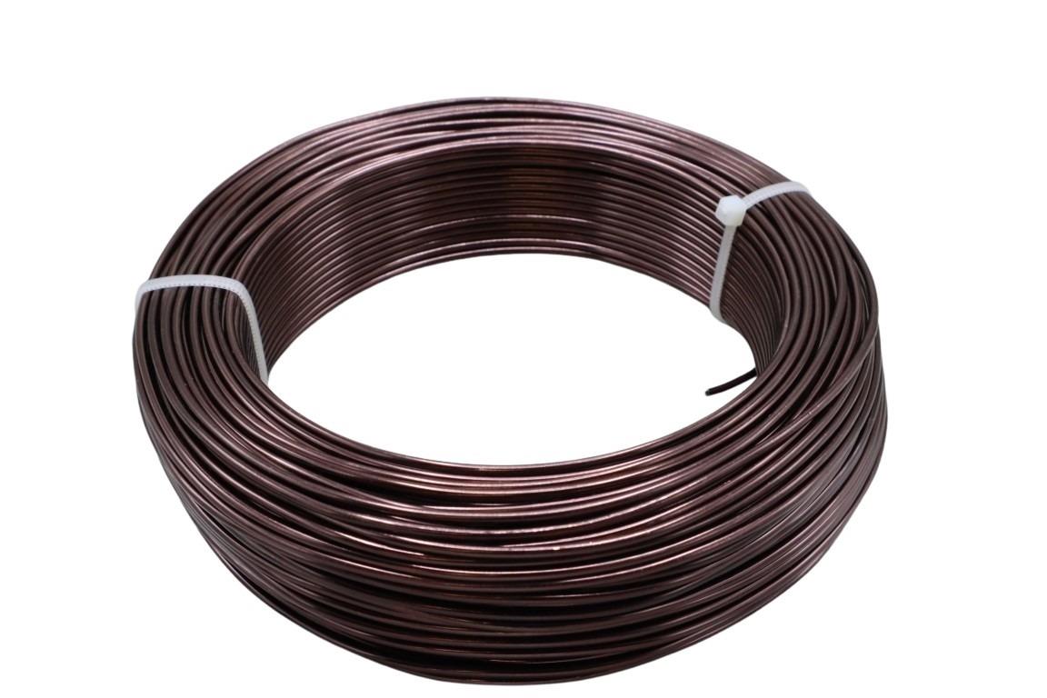 Aluminium-Draht 2,0 60m/500 gr. schokolade NETTO
